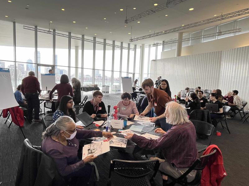We organized two co-design workshops with older adults, caregivers and MIT facilitators to discuss and prototype ideas