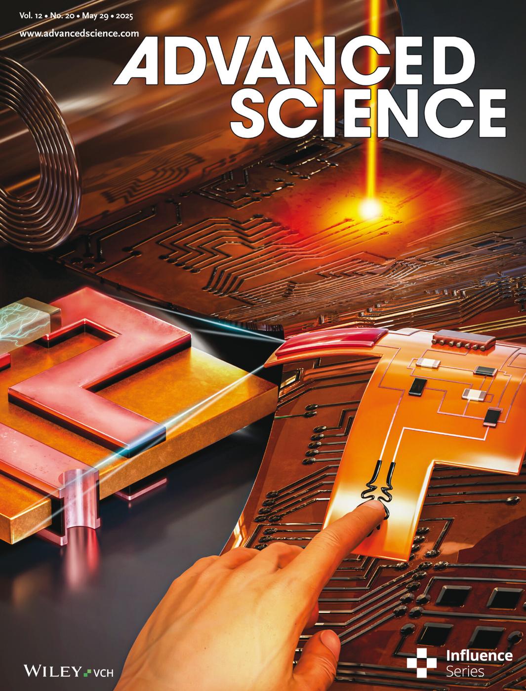 Tangible Media research on front cover of Advanced Science May 2025 ...