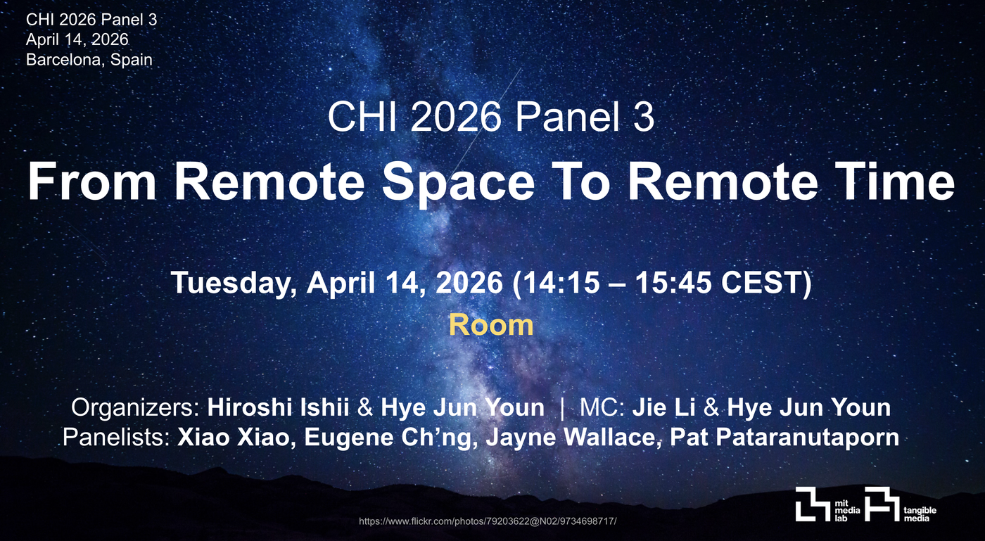 Overview ‹ From Remote Space to Remote Time (CHI'26 Panel) — MIT Media Lab