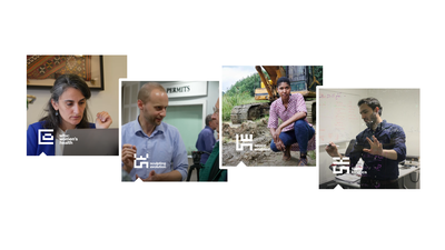 Mosaic Image of Fadel Adib, Canan Dağdeviren, Kevin Esvelt, Danielle Wood
